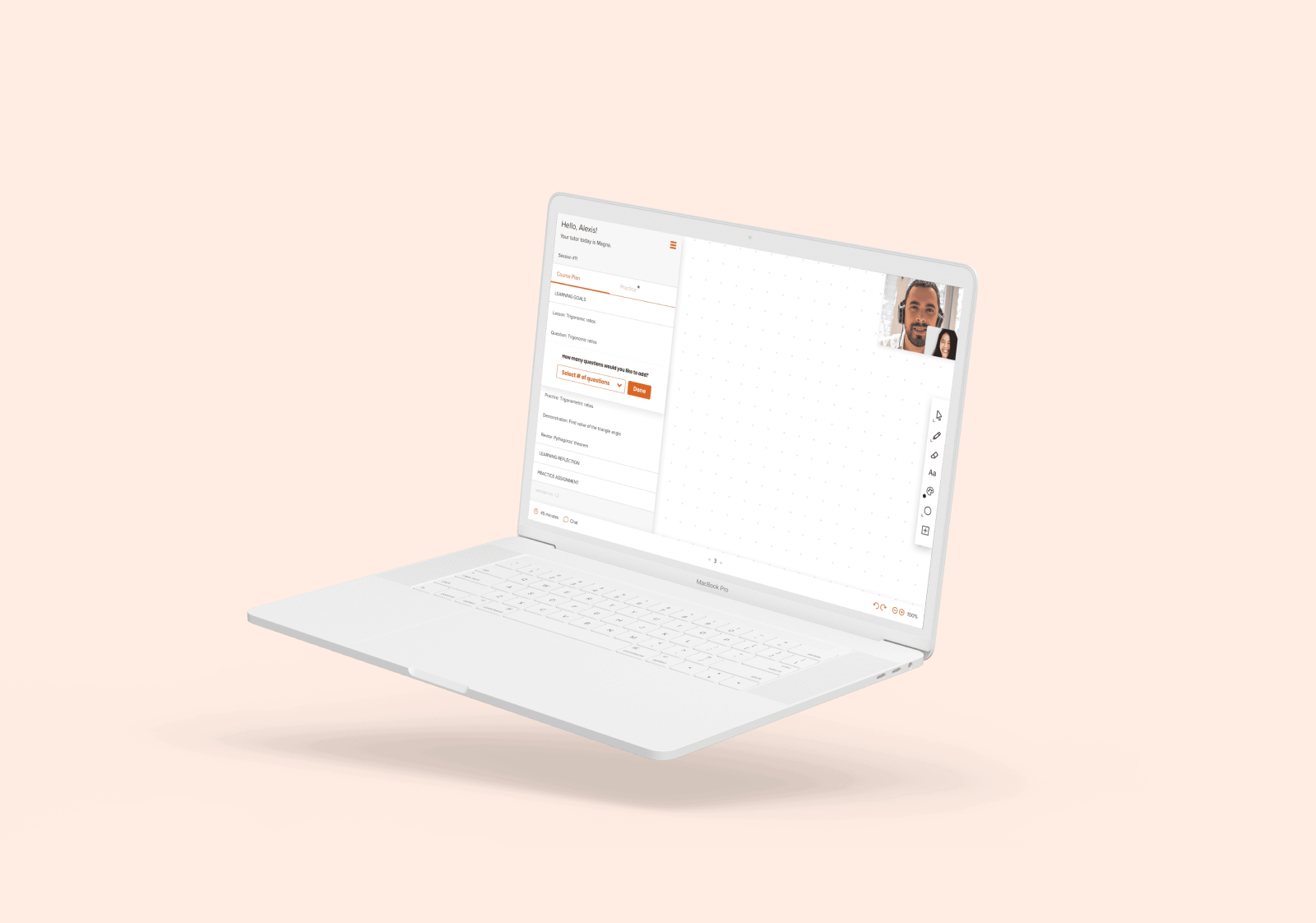 Cluey Learning interface - Version 1